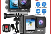 Action Camera 5K30FPS 4K60FPS 48MP 2.0 Touch LCD EIS Dual Screen Wi-Fi 170D DVR Webcam Waterproof 30M 5X Zoom Sports Camera