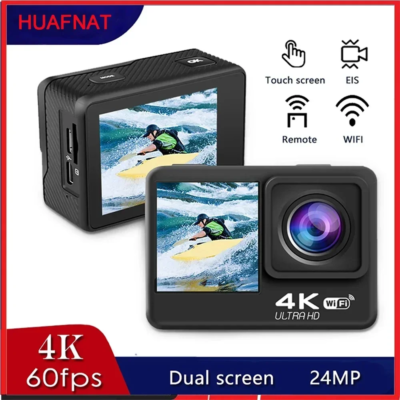 Action Camera 5K30FPS 4K60FPS 48MP 2.0 Touch LCD EIS Dual Screen Wi-Fi 170D DVR Webcam Waterproof 30M 5X Zoom Sports Camera - Image 2