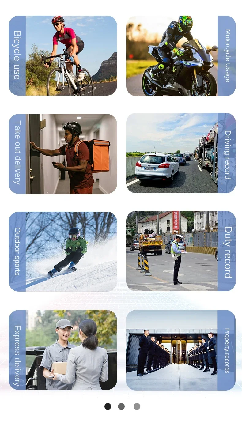 WIFI Camera 1080P Police Body Camera Video Recorder Motorcycle 180° Rotating Bike Sport Camera Night Vision Motion Detection