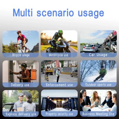 WIFI Camera 1080P Police Body Camera Video Recorder Motorcycle 180° Rotating Bike Sport Camera Night Vision Motion Detection - Image 6