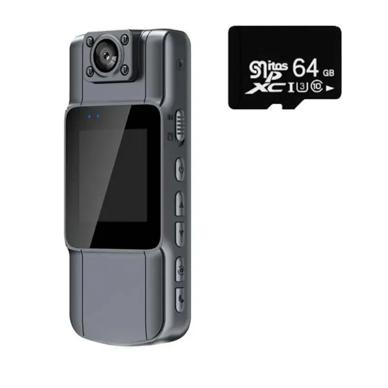 WIFI Camera 1080P Police Body Camera Video Recorder Motorcycle 180° Rotating Bike Sport Camera Night Vision Motion Detection