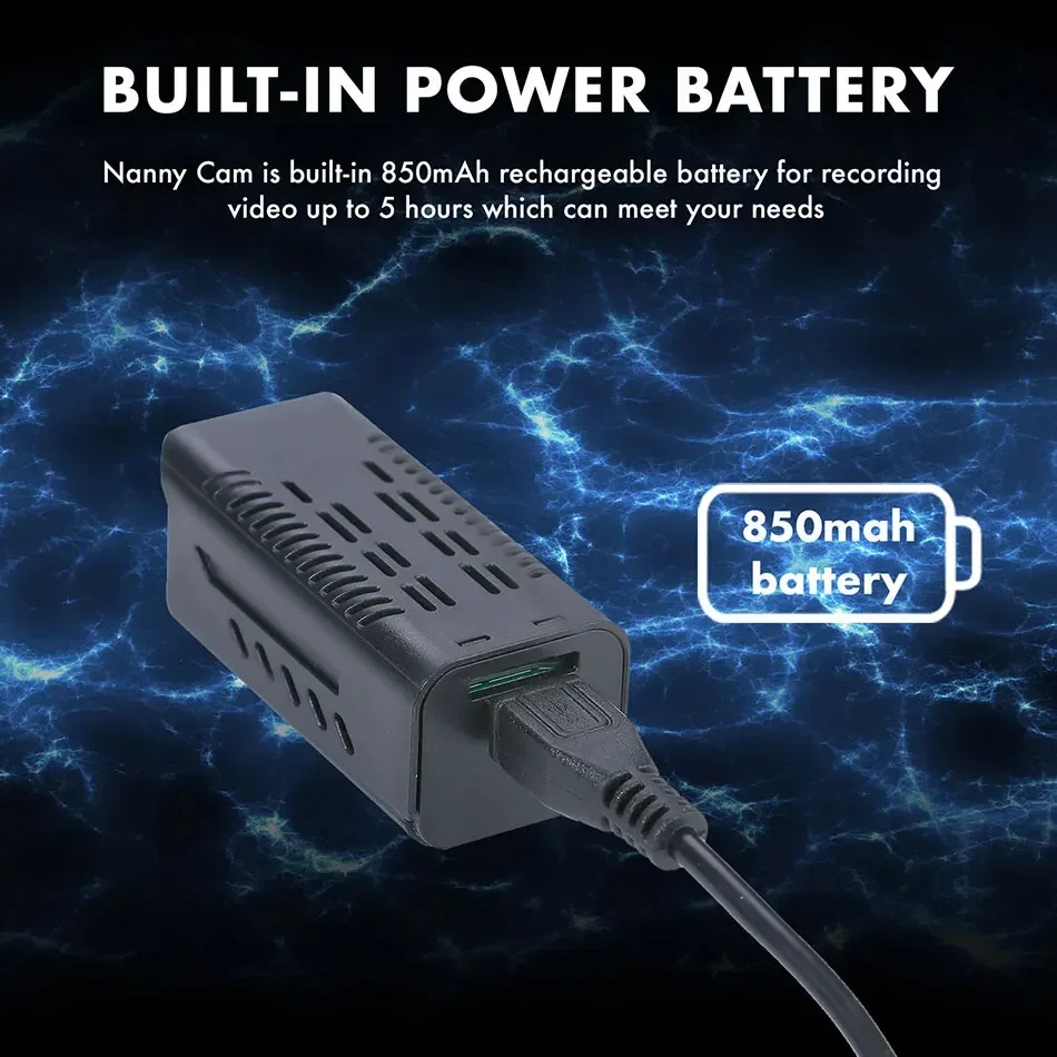 1080P HD Mini Wifi Camera Smart Home Video Recorder IR Night Vision Security Subminiature Camcorder Micro Built-in Power Battery
