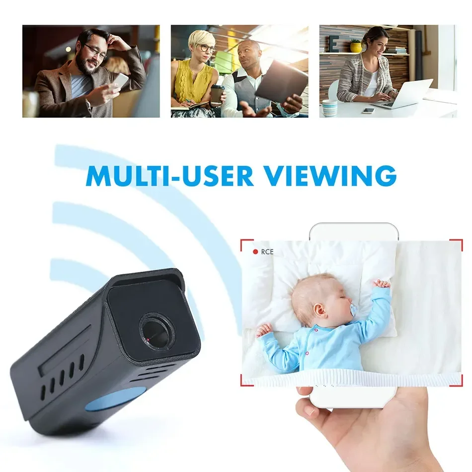 1080P HD Mini Wifi Camera Smart Home Video Recorder IR Night Vision Security Subminiature Camcorder Micro Built-in Power Battery