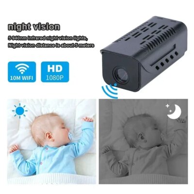 1080P HD Mini Wifi Camera Smart Home Video Recorder IR Night Vision Security Subminiature Camcorder Micro Built-in Power Battery - Image 3
