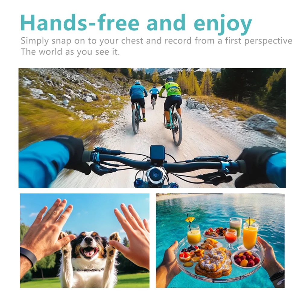 S70 2.7K HD Small Sports Cam 180° Rotate WiFi Thumb Camera Wearable WIFI Bodycam Magnetic Video Recorder Camcorder for Sports