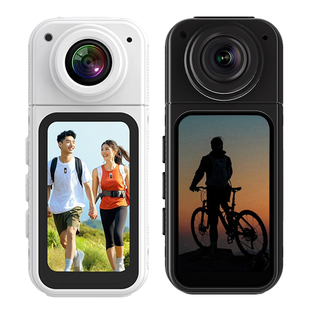 S70 2.7K HD Small Sports Cam 180° Rotate WiFi Thumb Camera Wearable WIFI Bodycam Magnetic Video Recorder Camcorder for Sports