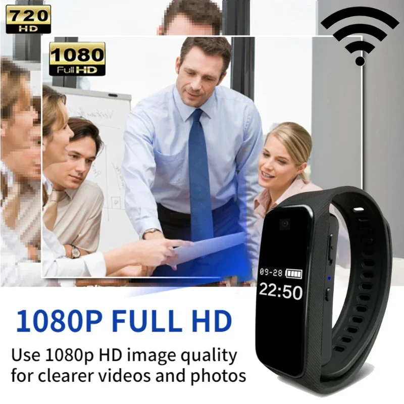 1080P HD Mini Camera Smart Watch Camera Portable Outdoor Sports DV Sports Bracelet Cam Supports Mobile Hotspot Viewing 1080P HD Mini Camera Smart Watch Camera Portable Outdoor Sports DV Sports Bracelet Cam Supports Mobile Hotspot Viewing