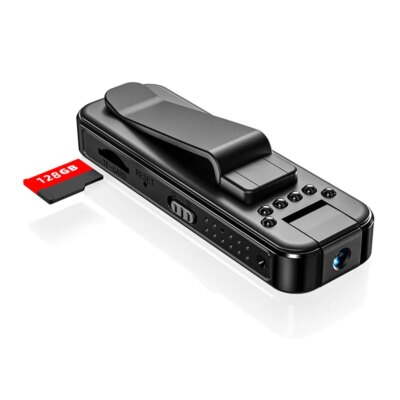 JOZUZE 1080P Sports HD Mini Camera Portable Digital Video Recorder BodyCam Infrared Night Vision Police Camcorder - Image 4