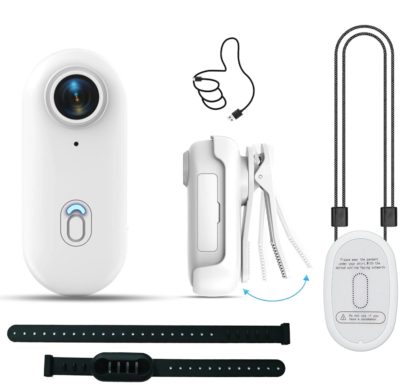 4K Best Selling Vlog Bodycam HD 1080P POV Pet Collar Camera Multi Scenario Smart Magnetic Live Toy Camera Cats Dogs Home Lens - Image 2