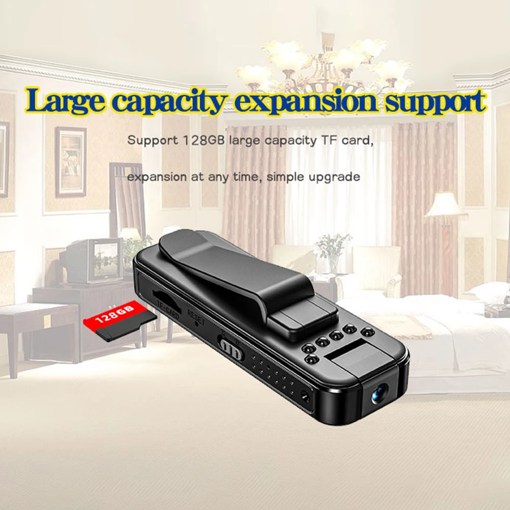 HD 1080P Mini Camera Portable Small Digital Video Recorder Police BodyCam Infrared Night Vision Video Surveillance Camcorder