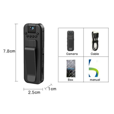 HD 1080P Mini Camera Portable Small Digital Video Recorder Police BodyCam Infrared Night Vision Video Surveillance Camcorder - Image 6