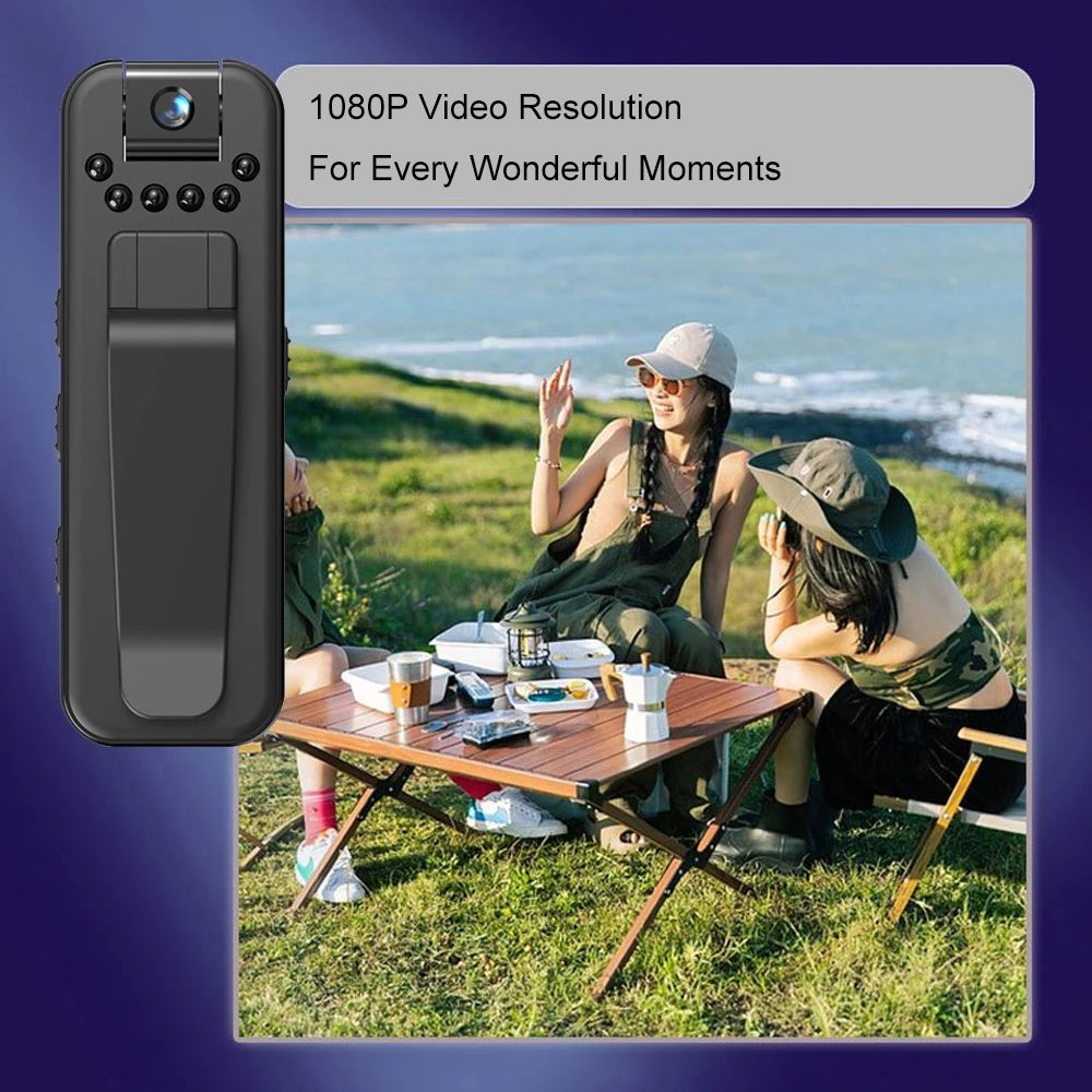 HD 1080P Mini Camera Portable Small Digital Video Recorder Police BodyCam Infrared Night Vision Video Surveillance Camcorder