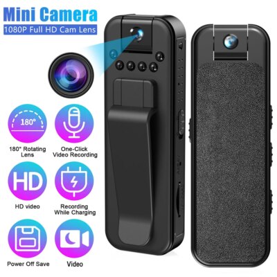 HD 1080P Mini Camera Portable Small Digital Video Recorder Police BodyCam Infrared Night Vision Video Surveillance Camcorder - Image 2