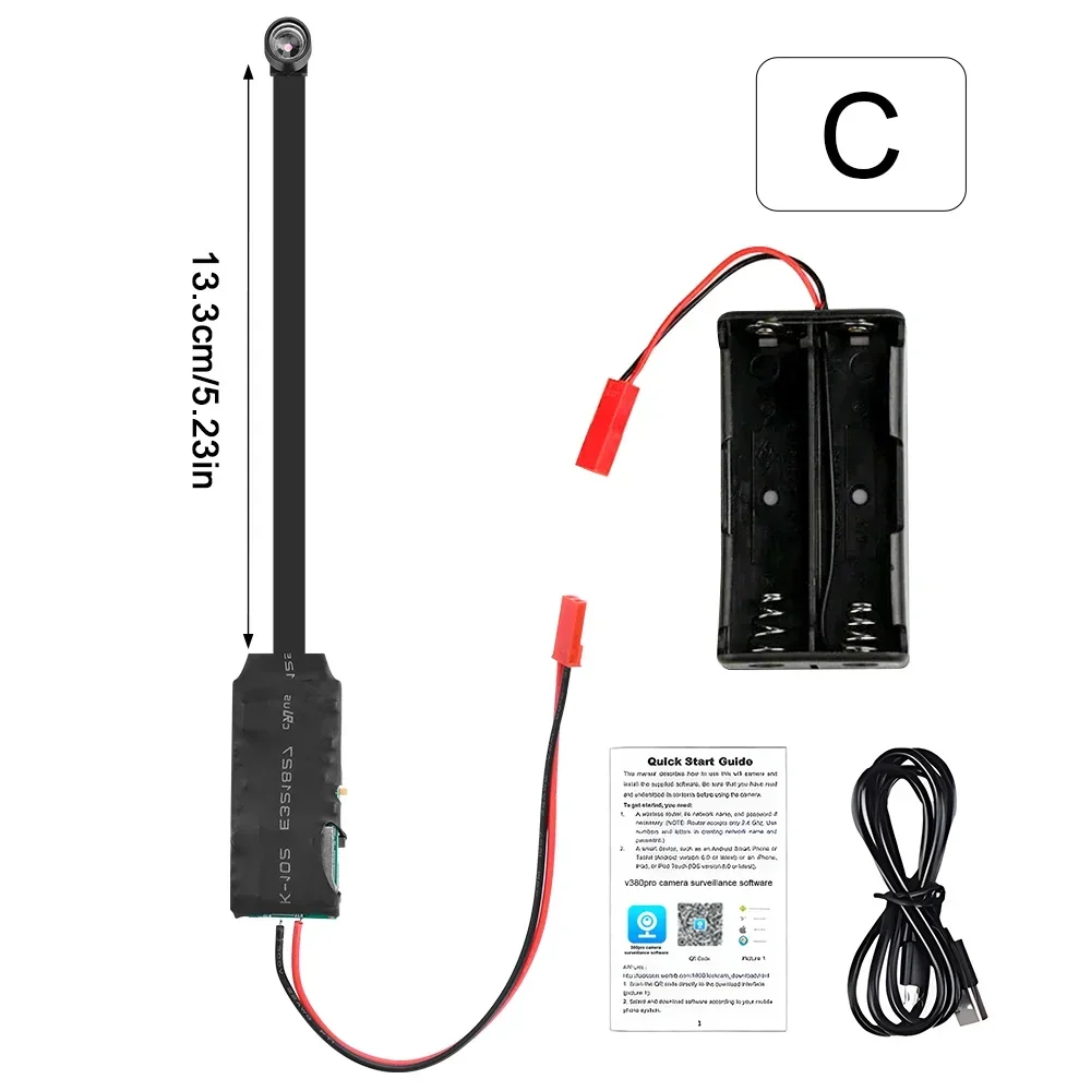 HD 1080P WiFi IP Mini Camera Home Security Motion Detection Micro Camcorder DIY Module Remote Contro Video Recorder Mini Cam