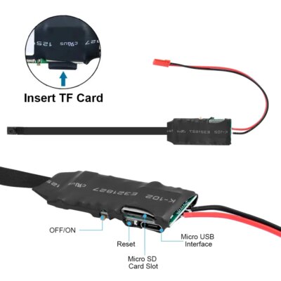 HD 1080P WiFi IP Mini Camera Home Security Motion Detection Micro Camcorder DIY Module Remote Contro Video Recorder Mini Cam - Image 5