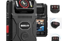 BOBLOV M7 Pro 4K Body Cameras  Mini Camera With LCD Screen 256GB Video Recorder GPS Bodycam 180° Rotate Camera  Police Cam