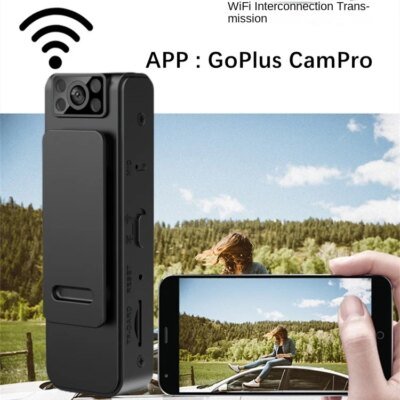 Mini Wifi 1080P Camera IR Night Vision Law Enforcement Recorder Built-in Microphone 130 Degree Wide Angle Mobile Independent Rec