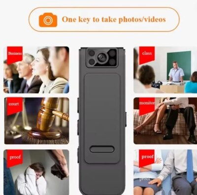 Mini Wifi 1080P Camera IR Night Vision Law Enforcement Recorder Built-in Microphone 130 Degree Wide Angle Mobile Independent Rec - Image 3