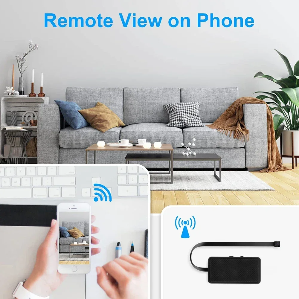 HD1080P Wifi Mini Camera DIY Portable Small Cam  Micro Camcorder P2P Wireless Webcam Loop Recording Support Remote Viewing