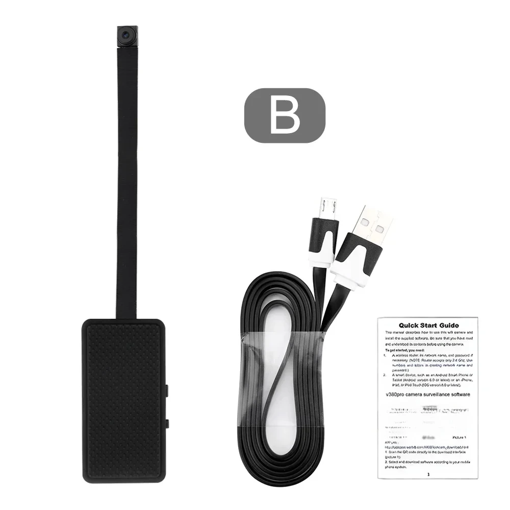 HD1080P Wifi Mini Camera DIY Portable Small Cam  Micro Camcorder P2P Wireless Webcam Loop Recording Support Remote Viewing