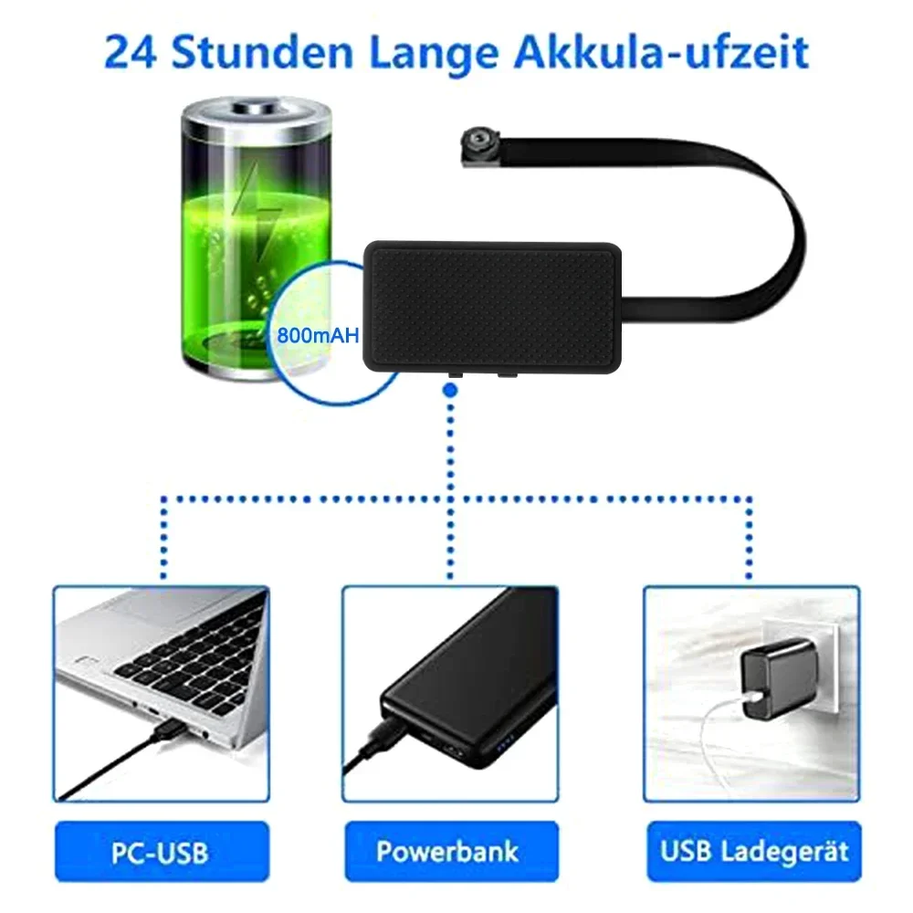 HD1080P Wifi Mini Camera DIY Portable Small Cam  Micro Camcorder P2P Wireless Webcam Loop Recording Support Remote Viewing