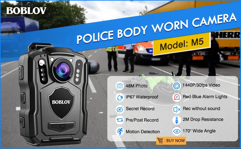 Boblov L02 1080P Infrared night vision Full HD Lens Mini Camera Dash Cam Small Camcorder 125 degrees wide angle Bodycam Police