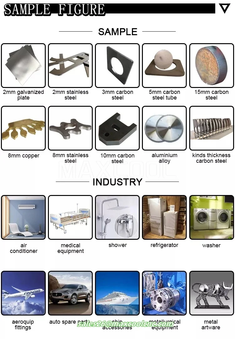 Professional Metal Cutting Machine 1500W 2000W 3000W 6000W 12000w Option Fiber Laser Cutting Machine for Sheet Metal