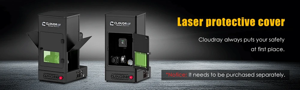 Cloudray 30W Fiber Marking Machine Protable for DIY Jewelry Gold Silver Ring Bracelet Metal Cutting Laser Engraving Machine
