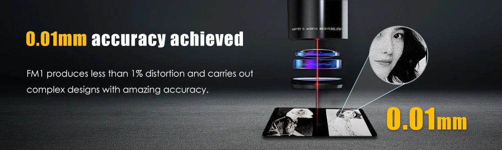 Cloudray 30W Fiber Marking Machine Protable for DIY Jewelry Gold Silver Ring Bracelet Metal Cutting Laser Engraving Machine