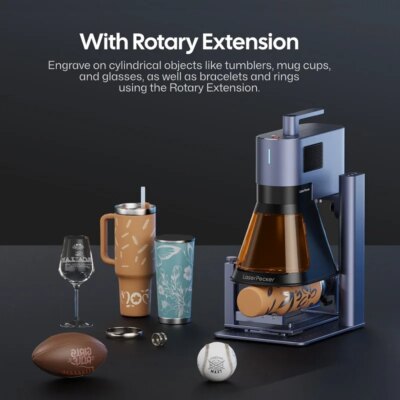 Laserpecker Portable Engraving Machine 20W Fiber Diode Blue Laser 8K With WIFI USB Connection For Metal Plastic Cutting Wood LP5 - Image 5