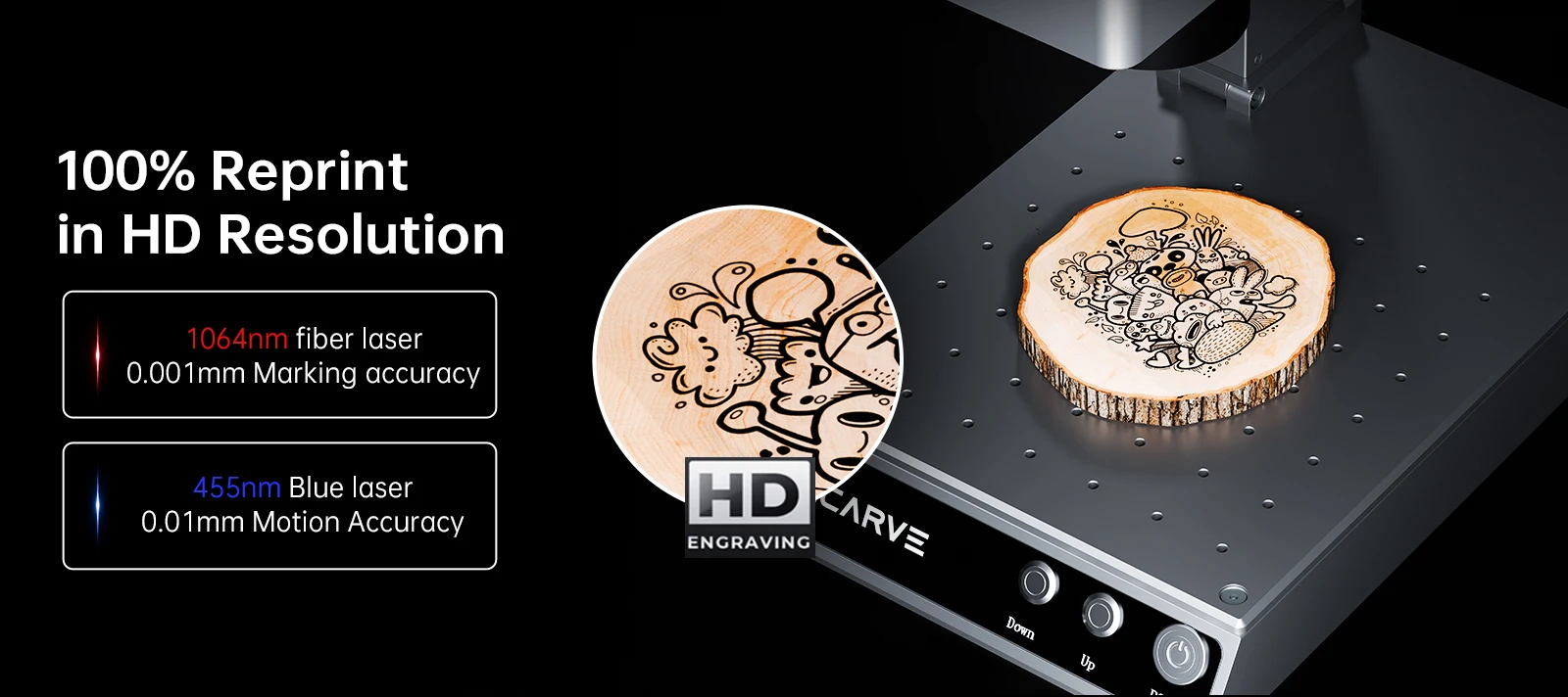 DAJA M4 PRO Fiber Marking Machine Portable Dual Laser Engraver for All Material Jewelry Wood Metal Plastic Leather Glass Ring DAJA M4 PRO Fiber Marking Machine Portable Dual Laser Engraver for All Material Jewelry Wood Metal Plastic Leather Glass Ring