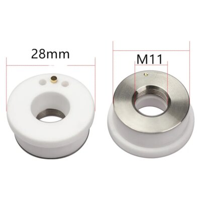 Bluetimes  Laser Ceramic Holder Ring For Fiber Cutting Machine D19.5 21.4 28 32 mm  Fiber Laser Nozzle - Image 2