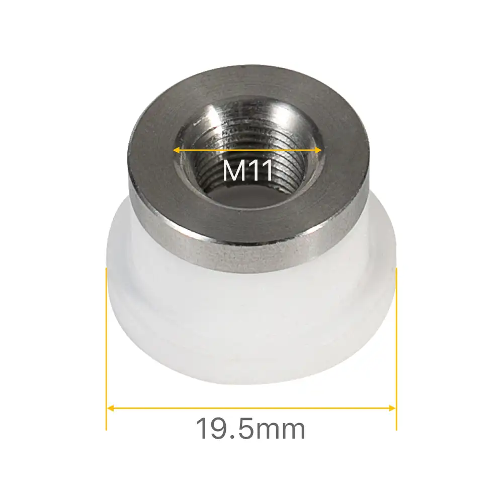 Bluetimes  Laser Ceramic Holder Ring For Fiber Cutting Machine D19.5 21.4 28 32 mm  Fiber Laser Nozzle