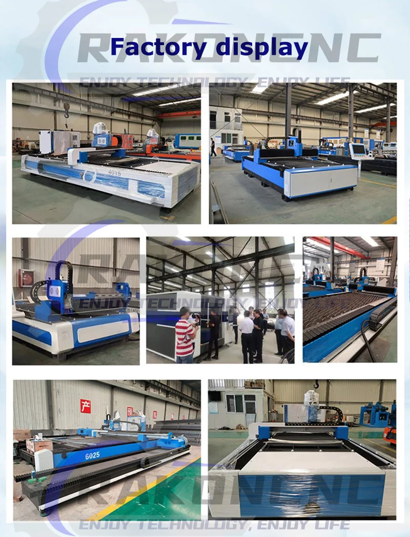 Industrial Metal Steel Iron Sheet Small 1325 3015 2060 1kw 2kw 3kw 6kw 8kw Cnc Fiber Laser Cutting Machine
