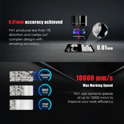 All-in-one Portable 30W 50W 60W Fiber Laser Marking Machine for Stainless Steel Metal Jewelry Rings Bracelet DIY Laser Engrave - Image 3