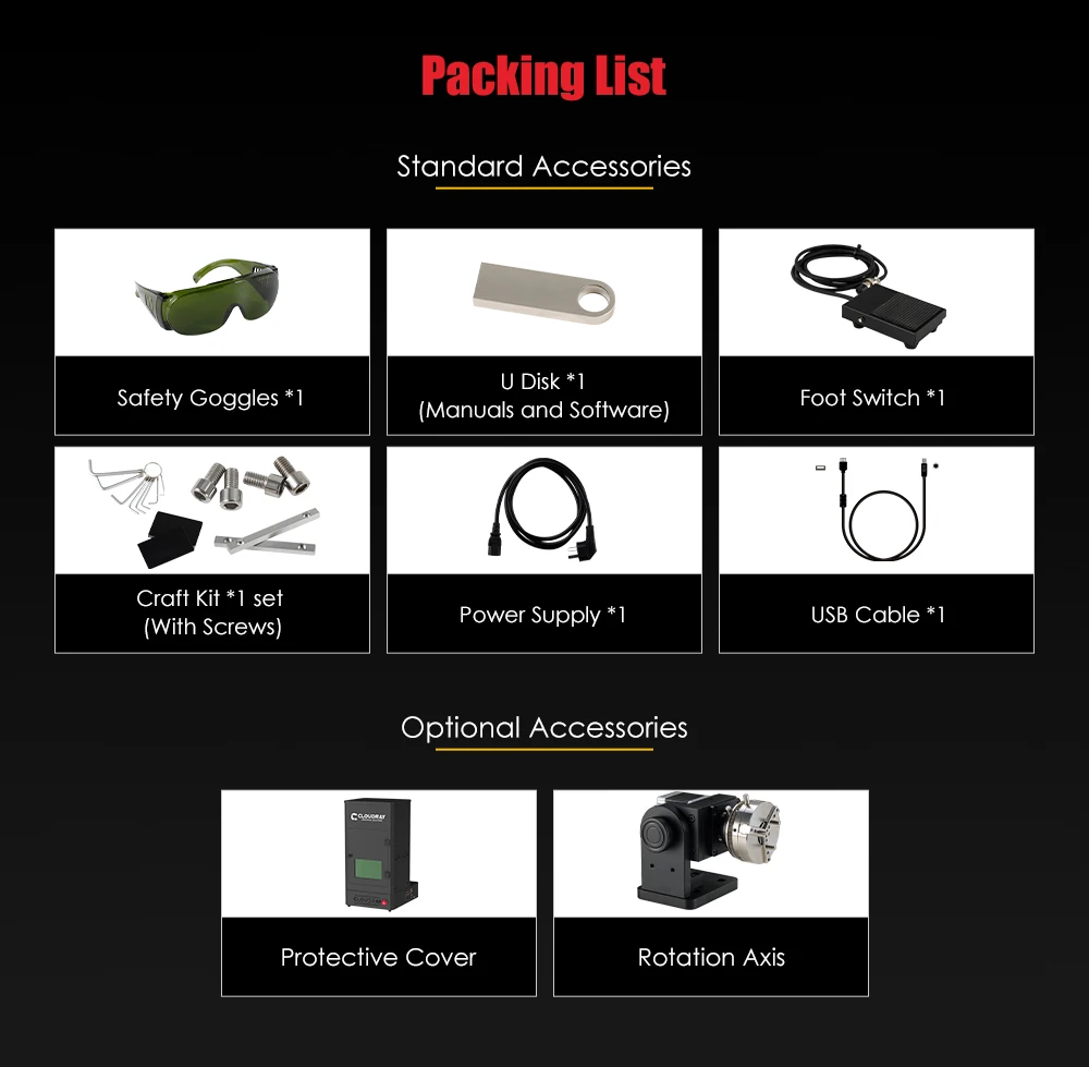 All-in-one Portable 30W 50W 60W Fiber Laser Marking Machine for Stainless Steel Metal Jewelry Rings Bracelet DIY Laser Engrave