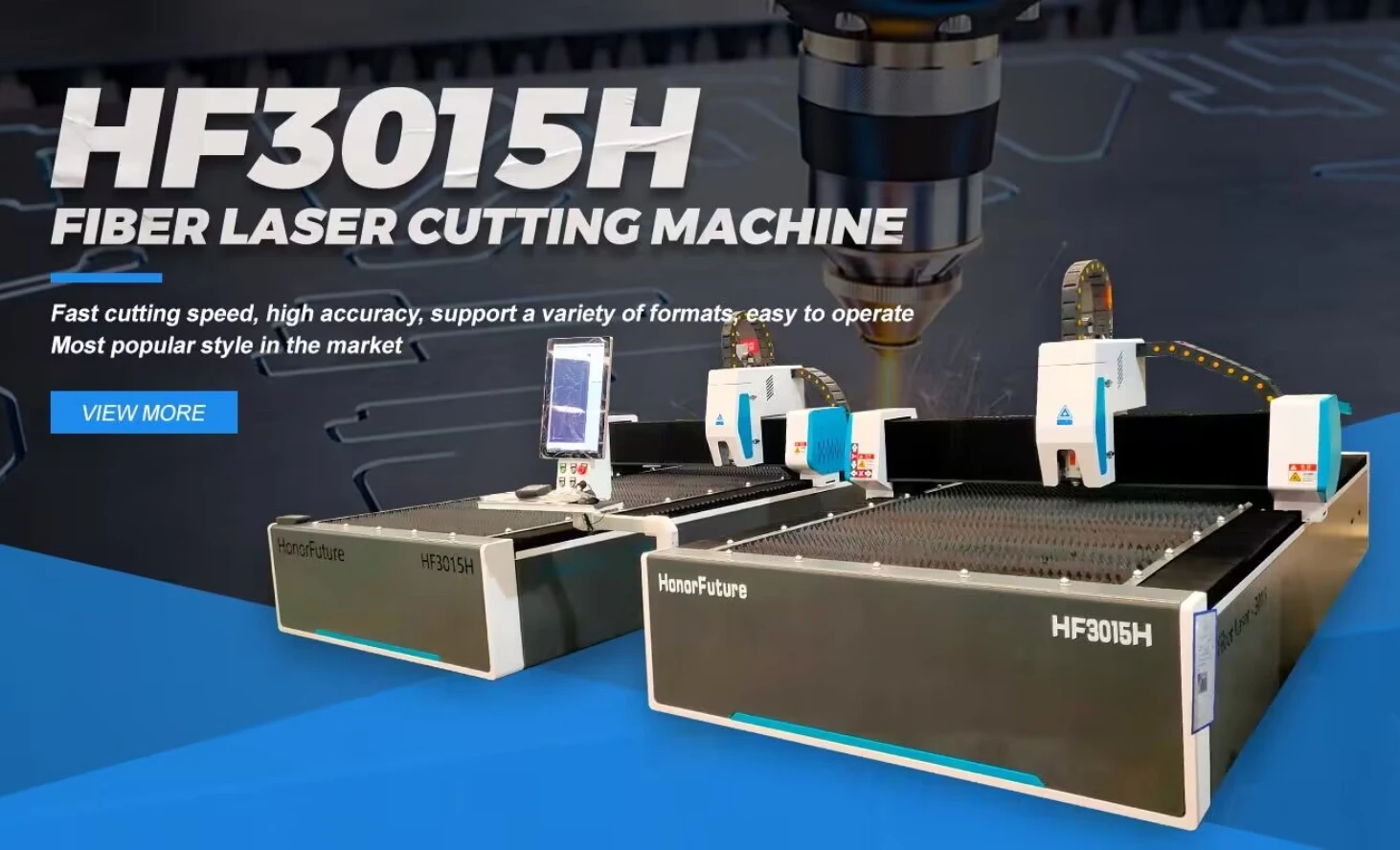CNC Fiber Laser Cutting Machine 1000W to 2000W Cut Stainless Steel for Metal Sheet