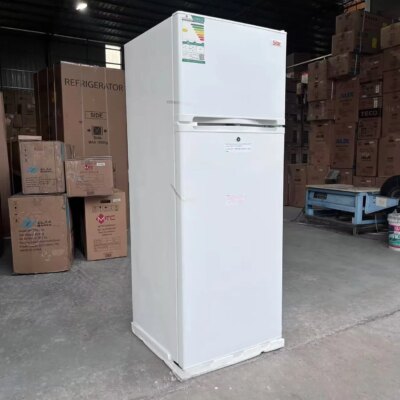 ​​205L Double Door Top Freezer Refrigerator - Household Energy Saving Fridge for Home, Large Capacity with Adjustable Shelves - Image 2