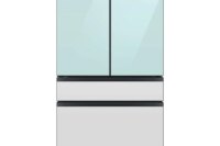 French Door Refrigerator 29 Cu. Ft. - 4-Door Bespoke Edition with Smart Cooling, Blue Glass Finish & FlexZone Drawer