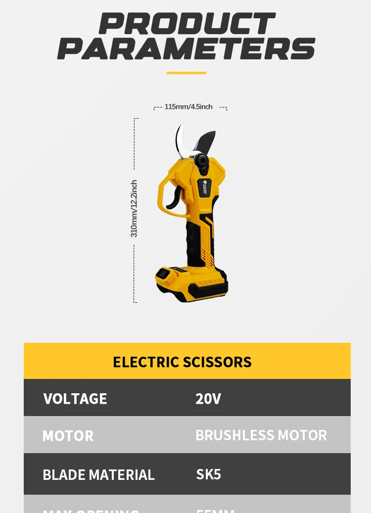 Brushless 1380W Electric Chainsaw Telescoping Pole Pruner High Branch Saw Garden Tree Pruning Tool For Dewalt 20V Battery Pin