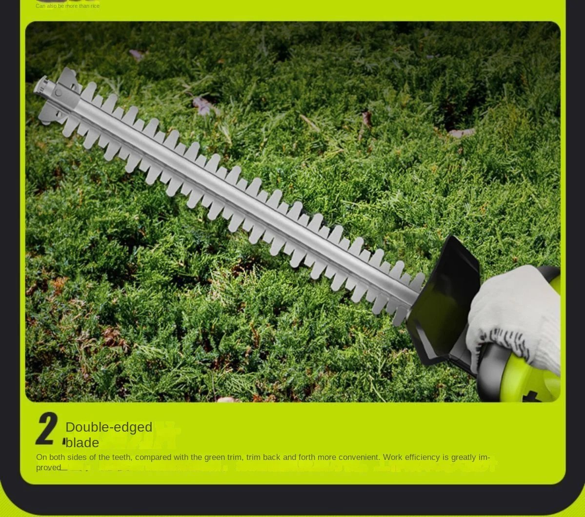 Electric Hedge Trimmer Trimmer Rechargeable Tea Tree Pruning Machine Tea Leaf Tea Greening Garden Artifact Tea Cutting Machine