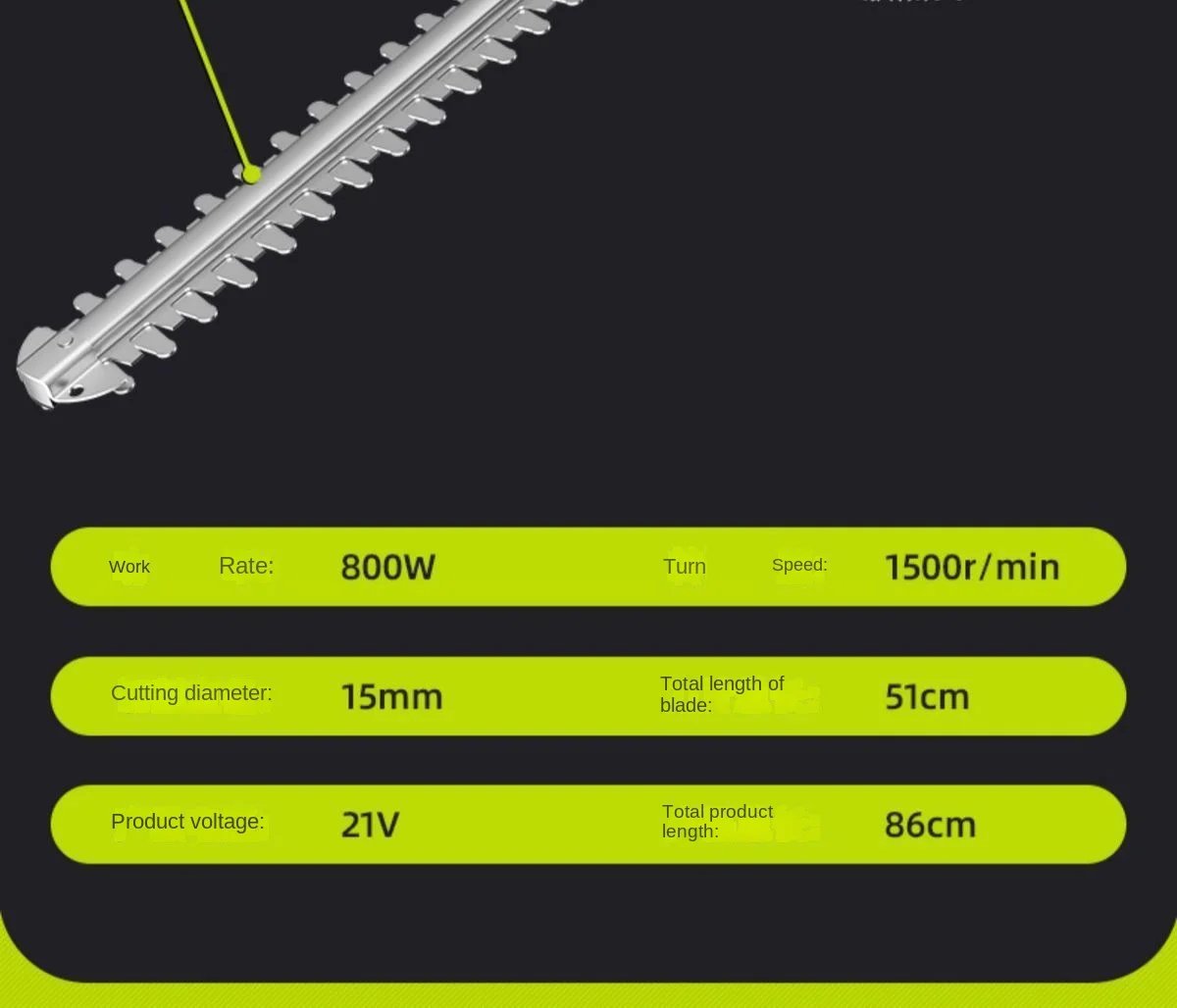 Electric Hedge Trimmer Trimmer Rechargeable Tea Tree Pruning Machine Tea Leaf Tea Greening Garden Artifact Tea Cutting Machine