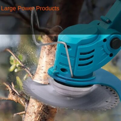 Cordless Lawn Mower Handheld Electric Grass Trimmer Adjustable Garden Tools For Makita 18V Battery - Image 5