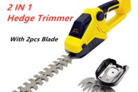 For Dewalt 20V 18V Battery Cordless Hedge Trimmer Grass Shears 2-in-1 Handheld Electric Shrub Trimmer Kit Garden Tools