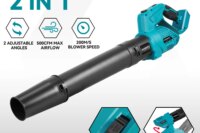 YOFIDRA 3000W 2In1 Brushless Electric Turbo Fan Blowers High Power Air Blower Leaf Snow Dust Cleaning Tool ForMakita Battery Pin