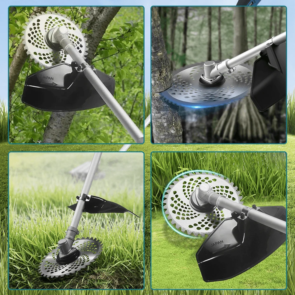 9 Inch Brushless Cordless Lawn Mower Electric Grass Trimmer Cutter Adjustable Length Pruning Garden Tools For Makita 18V Battery 9 Inch Brushless Cordless Lawn Mower Electric Grass Trimmer Cutter Adjustable Length Pruning Garden Tools For Makita 18V Battery