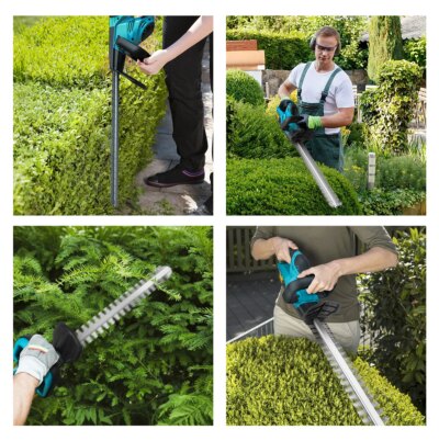 Gisam 20000RPM Brushless Electric Hedge Trimmer Lawn Mower Garden Landscaping Hedge Pruner Trimmer For Makita 18V Battery Pin - Image 3