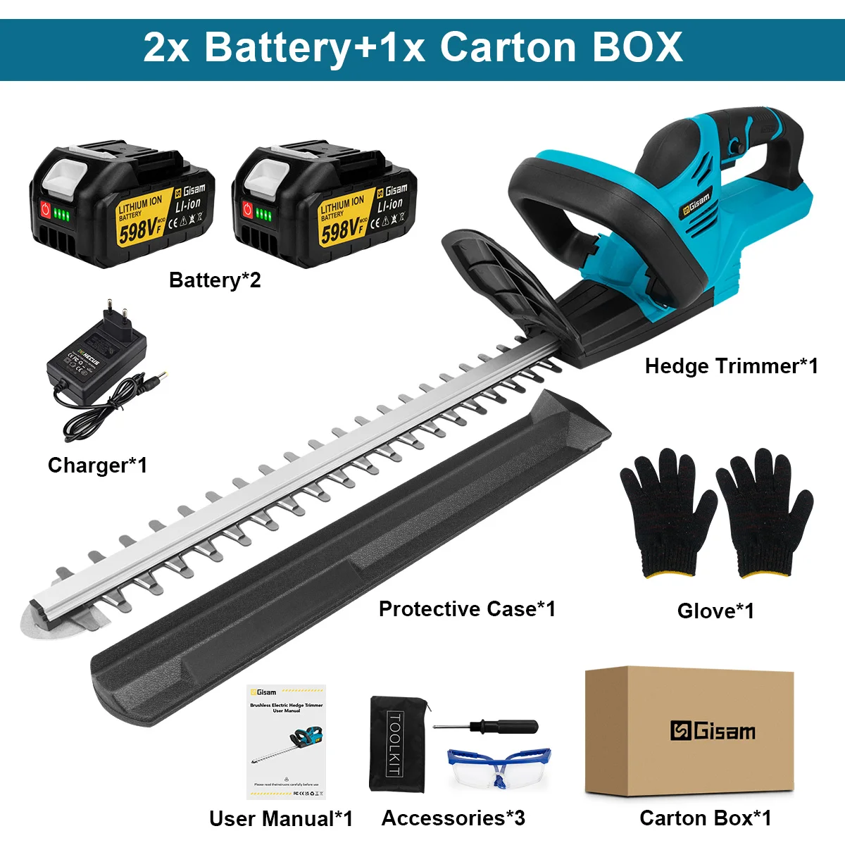 2 Battery Set