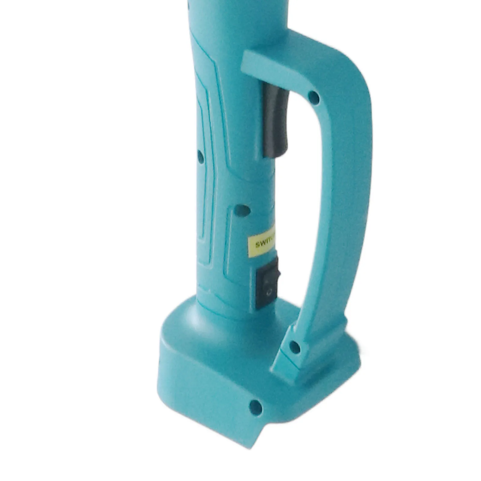 Cordless Pruning Shears Extension Pole Anti Slip Handle Rotating Head Electric Tree Pruner Pole 4.92 Ft Length for Garden Blue