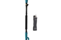 Cordless Pruning Shears Extension Pole Anti Slip Handle Rotating Head Electric Tree Pruner Pole 4.92 Ft Length for Garden Blue